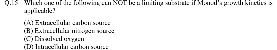 GATE 2019 BT question 15