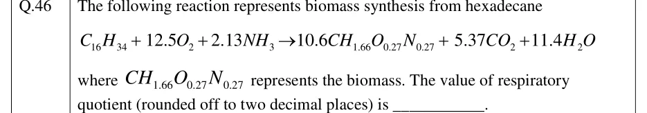 GATE 2023 BT question 46
