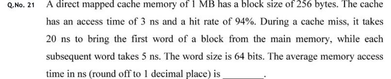 GATE 2020 CS question 21