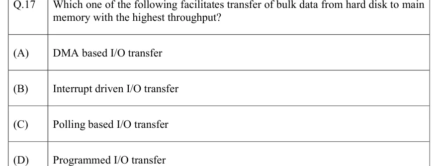 GATE 2022 CS question 17