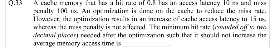 GATE 2022 CS question 33