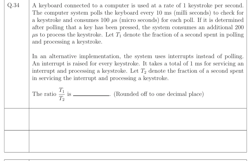 GATE 2023 CS question 34