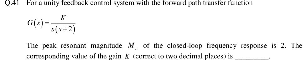 GATE 2018 EC question 41