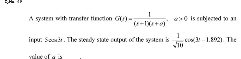 GATE 2020 EC question 49