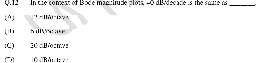 GATE 2024 EC question 12