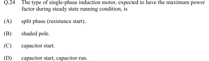 GATE 2022 EE question 24