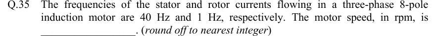 GATE 2022 EE question 35