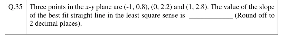 GATE 2023 EE question 35