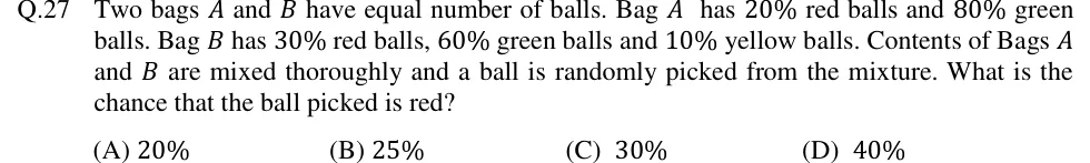GATE 2018 IN question 27