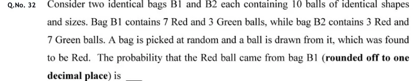 GATE 2020 IN question 32