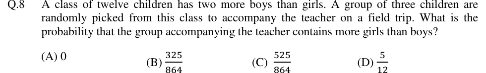 GATE 2018 EE GA question 8