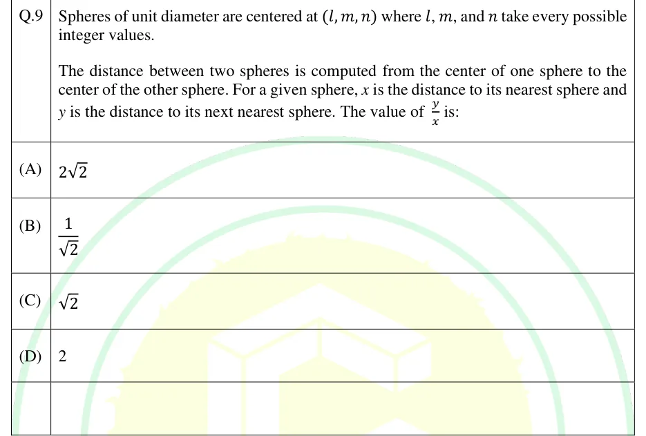 GATE 2025 EE GA question 9