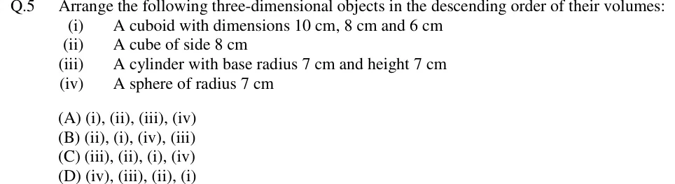 GATE 2018 IN GA question 5