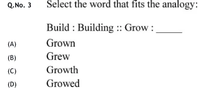 GATE 2020 IN GA question 3