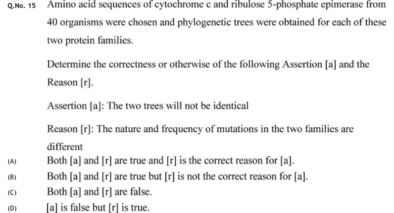GATE 2020 BT question 15