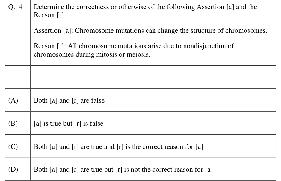 GATE 2023 BT question 14