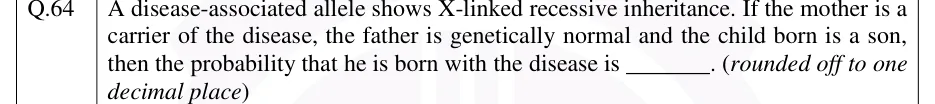 GATE 2026 BT question 64