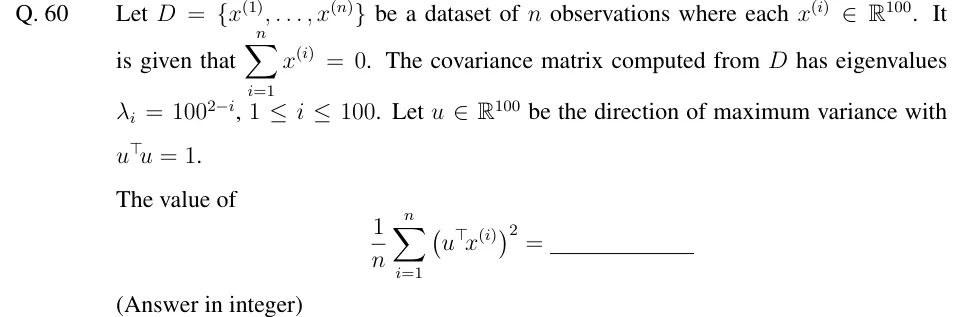 GATE 2025 DA question 60