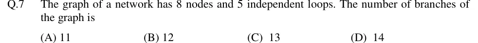 GATE 2018 EE question 7