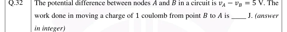 GATE 2026 IN question 32