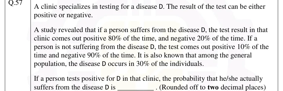 GATE 2026 DA question 57